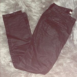 Dkny leather pants